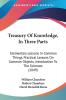 Treasury Of Knowledge In Three Parts: Elementary Lessons In Common Things Practical Lessons On Common Objects Introduction To The Sciences (1849)