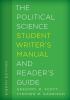 The Political Science Student Writer's Manual and Reader's Guide