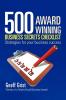 500 AWARD WINNING BUSINESS SECRETS CHECKLIST