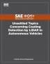 Unsettled Topics Concerning Coating Detection by LiDAR in Autonomous Vehicles