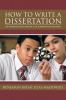 How to Write a Dissertation