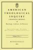 American Theological Inquiry Volume Eight Issue One: A Biannual Journal of Theology Culture and History: 8