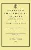 American Theological Inquiry Volume Two Issue One: A Biannual Journal of Theology Culture and History: 2