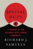 Special Duty: A History of the Japanese Intelligence Community