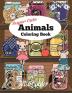 Super Cute Animals Coloring Book: Adorable Kittens Bunnies Mice Owls Hedgehogs and More