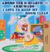 I Love to Keep My Room Clean (Portuguese English Bilingual Book - Portugal) (Portuguese English Bilingual Collection - Portugal)