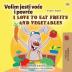 I Love to Eat Fruits and Vegetables (Croatian English Bilingual Children's Book) (Croatian English Bilingual Collection)