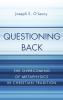 Questioning Back: The Overcoming of Metaphysics in Christian Tradition