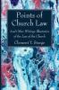 Points of Church Law: And Other Writings Illustrative of the Law of the Church