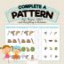 Complete a Pattern - Size Shapes Colors and Everything in Between - Math Book Kindergarten Children's Early Learning Books