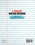 1 Subject Writing Notebook Wide Ruled for High School Students