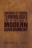 Handbook of Common Terminologies and Definitions in Modern Government