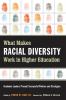 What Makes Racial Diversity Work in Higher Education