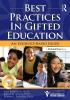 Best Practices in Gifted Education