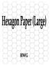 Hexagon Paper (Large): 150 Pages 8.5 X 11