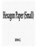 Hexagon Paper (Small): 50 Pages 8.5 X 11