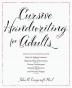 Cursive Handwriting for Adults