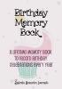 Birthday Memory Book: A Lifetime Memory Book To Record Birthday Celebrations Every Year