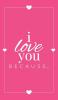 I Love You Because: A Pink Hardbound Fill in the Blank Book for Girlfriend Boyfriend Husband or Wife - Anniversary Engagement Wedding ... Personalized Gift for Couples: 4 (Gift Books)