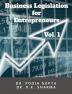 Business Legislation for Entrepreneurs - Volume 1