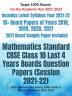 Mathematics Standard Cbse Class 10 Last 4 Years Boards Question Papers (Session 2021-22): Maths Previous Year Papers Cbse Grade X Board Examination 2021-2022