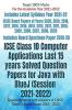 ICSE Class 10 Computer Applications Last 15 years Solved Question Papers for Java with BlueJ (Session 2021-2022) : Question Papers with Answers of CISCE Grade X Board Exams 2005 - 2020