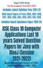 Icse Class 10 Computer Applications Last 10 Years Solved Question Papers For Java With Bluej (Session 2021-2022): Question Papers With Answers Of Cisce Grade X Board Exams 2005 - 2020