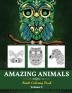 Amazing Animals Grown-ups Coloring Book: Perfect Stress Relieving Designs Animals for Grown-ups (Volume 9)