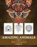 Amazing Animals Grown-ups Coloring Book: Stress Relieving Designs Animals for Grown-ups (Volume 10)