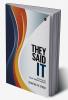 “They Said It” : A Concept for Classic English Aspirants