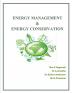 ENERGY MANAGEMENT AND ENERGY CONSERVATION