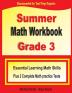 Summer Math Workbook Grade 3: Essential Summer Learning Math Skills plus Two Complete Common Core Math Practice Tests