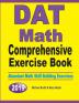 DAT Math Comprehensive Exercise Book: Abundant Math Skill Building Exercises