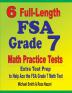 6 Full-Length FSA Grade 7 Math Practice Tests: Extra Test Prep to Help Ace the FSA Grade 7 Math Test