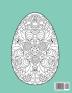 Easter Egg Adult Coloring Book: Beautiful Collection of 50 Unique Easter Egg Designs