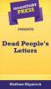 Short Story Press Presents Dead People's Letters