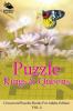 Puzzle Kings & Queens Vol 4: Crossword Puzzles Books For Adults Edition