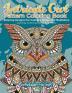 Intricate Owl Pattern Coloring Book: Relaxing Designs For Calming Stress And Meditation - Calming Coloring Books For Teens