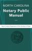 North Carolina Notary Public Manual 2016