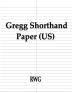 Gregg Shorthand Paper (US): 50 Pages 8.5 X 11