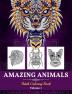 Amazing Animals Adult Coloring Book : Great Animals Coloring Book for Adults Kids And Teens. Perfect Stress Relieving Designs Animals for Adults (Volume 1)