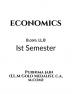 Economics : B.Com. LL.B (Ist Sem.)