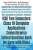 ICSE Two Semesters Class 10 Computer Applications Semesterwise Solved Question Bank for Java with BlueJ Chapterwise Questions Answers for CISCE Grade 10 Board Bifurcated Semester Exams