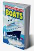 Boats Coloring Book For Kids : Boats And Ships Illustrations Coloring Pages To Color For Boys And Girls. Fun And Engaging Boat Coloring And Activity Book For Kids Ages 4-8 5-7 6-9. Children's Books.