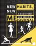 New habits New Me - A Daily Food and Exercise Journal: Fitness Tracker to Cultivate a Better You (85 x 11) Large Size