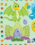 Dinosaur land coloring book