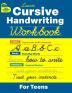 Cursive Handwriting Workbook for Teens