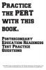 Practice the PERT with this Book!: Postsecondary Education Readiness Test Practice Questions