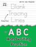 Blank Tracing Lines for ABC Handwriting Practice (Large 8.5x11 Size!)