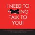 I Need to F***ing Talk To You: The Art of Navigating Difficult Workplace Conversations